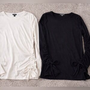 Ann Taylor Black and White Women's Tops